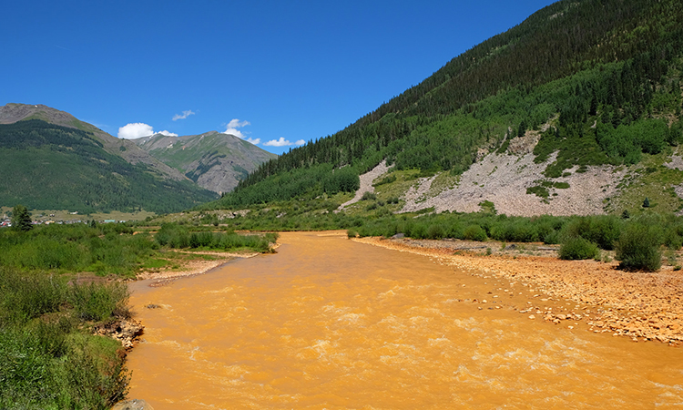 Gold King Mine a reminder of importance of water protections Photo of the polluted Animas River after the Gold King Mine incident, for the Rio Grande Sierra Club Chapter website