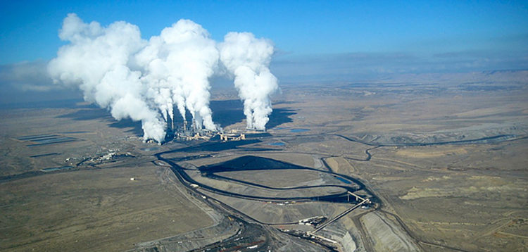 Photo of PNM's San Juan Coal Fired Generator Plant for the Sierra Club Rio Grande Chapter website