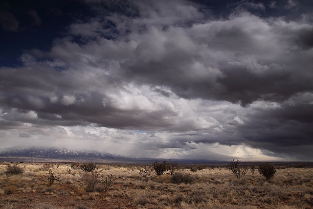 Photo of Rio Rancho, looking towards Sandias