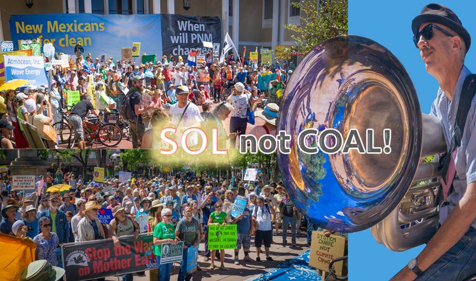 March for clean-energy SOLutions – December 12 SOL, not coal