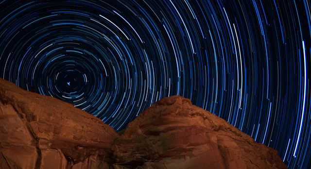Camping trip to Chaco Canyon Star Trails over Chaco Culture National Heritage Park