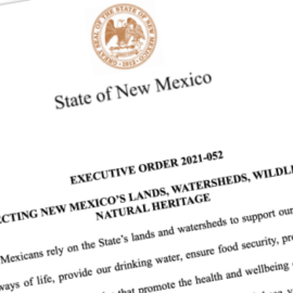 Broad Coalition of New Mexicans Praise Governor’s New Executive Order to Protect 30% of Lands and Waters by 2030 Broad Coalition of New Mexicans Praise Governor’s New Executive Order to Protect 30% of Lands and Waters by 2030