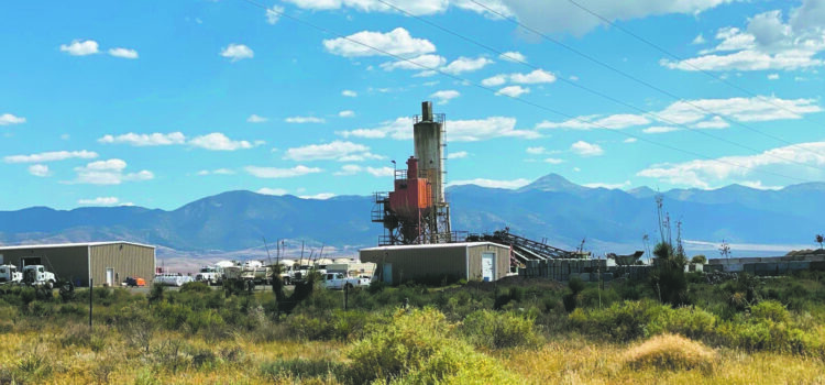 Roper Concrete batch plant in Carrizozo